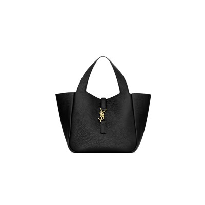 YSL LE 5 À 7 BABY BEA IN GRAINED LEATHER 872469AADUU1000 (18*15*13cm)